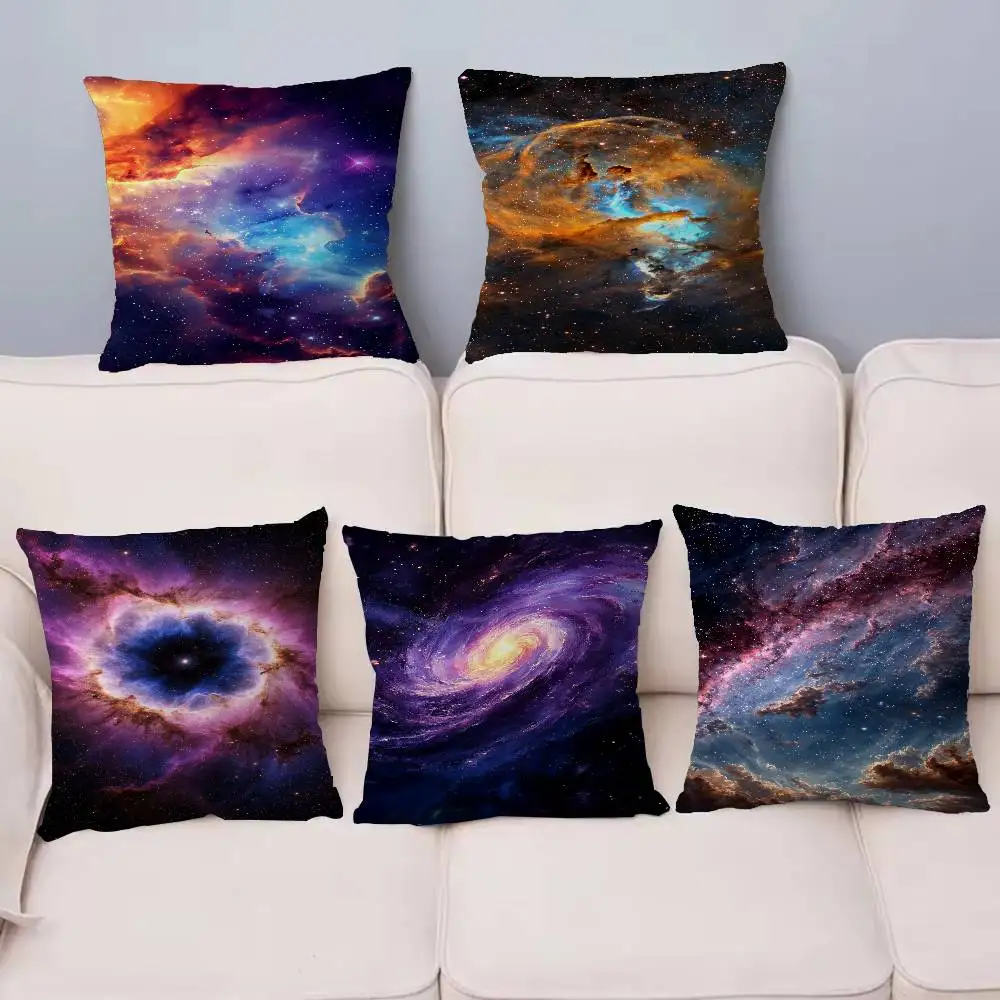 Universe Space Pillowcase toon Gift Cushion Cover Bedroom Home Sofa Chair Seat Decor pillow case
