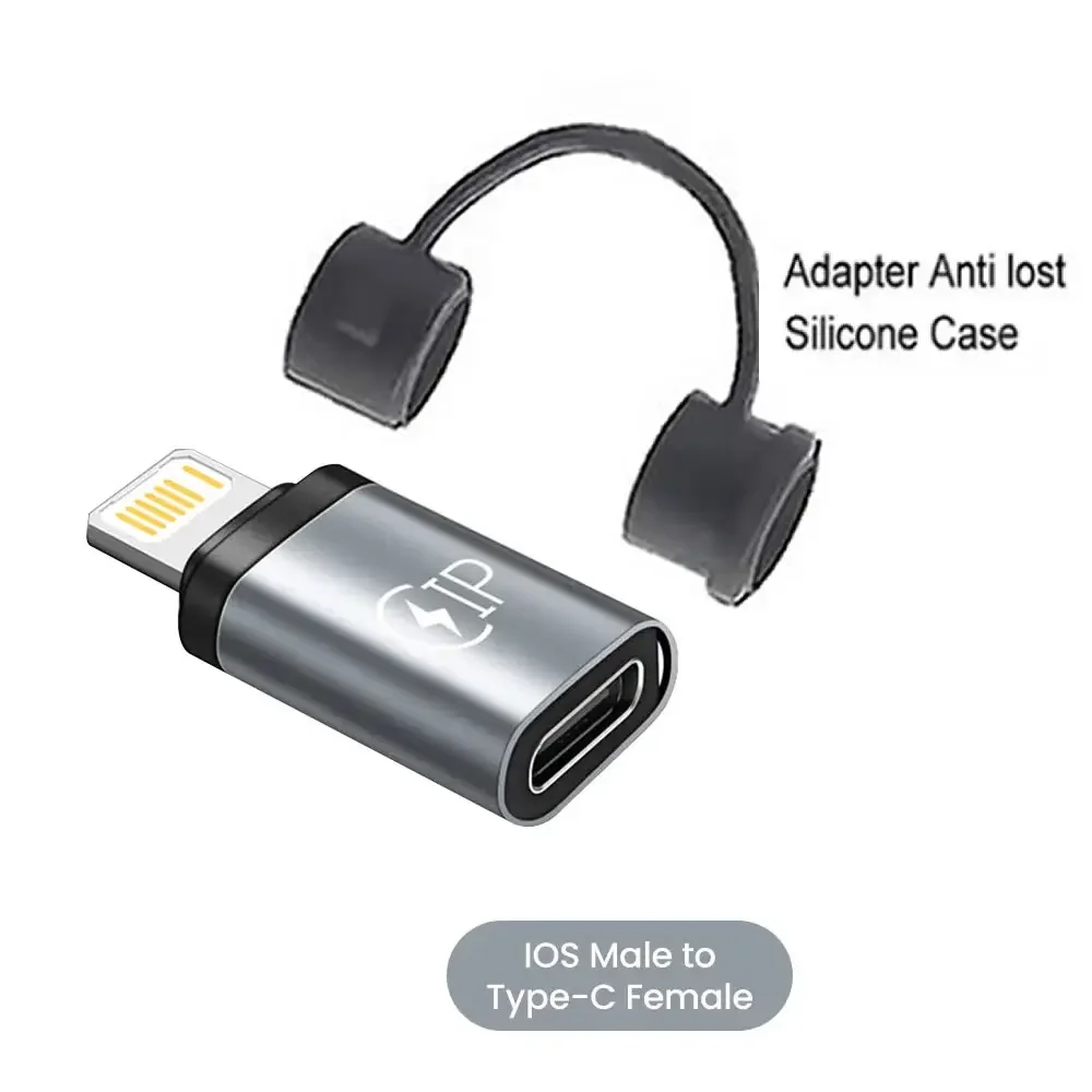Für IOS Buchse Auf USB C Stecker Konverter Typ C Zu iPhone Adapter Schnelle Lade Adaptador Für iPhone 15 14 13 Pro max iPad Airpods