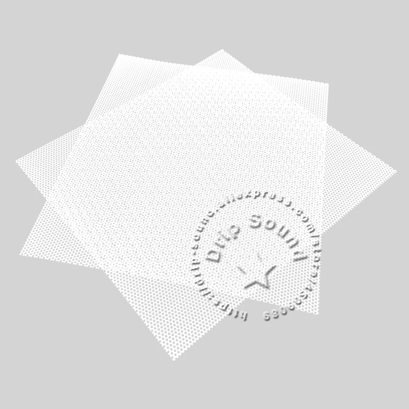 Speaker Conversion Net Cover Decorative Circle Square Metal Mesh Grille Protection 200x180/250x129/250x143/210x160/160x160mm