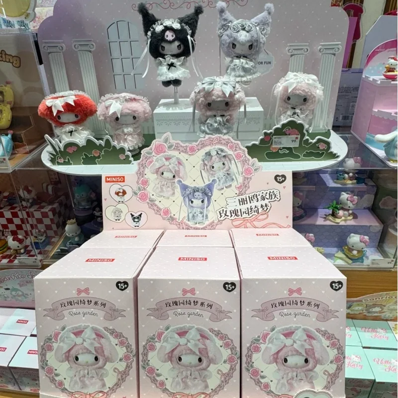 In Stock Genuine San-Rio Rose Garden Dream Series Blind Box Doll Figure Ornament Surprise Festival Gift Collection Trendy Toys