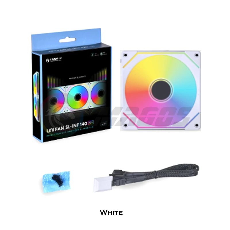 Lian Li UNI FAN SL140 SL-INFINITY Infinity Mirror Cableless Daisy