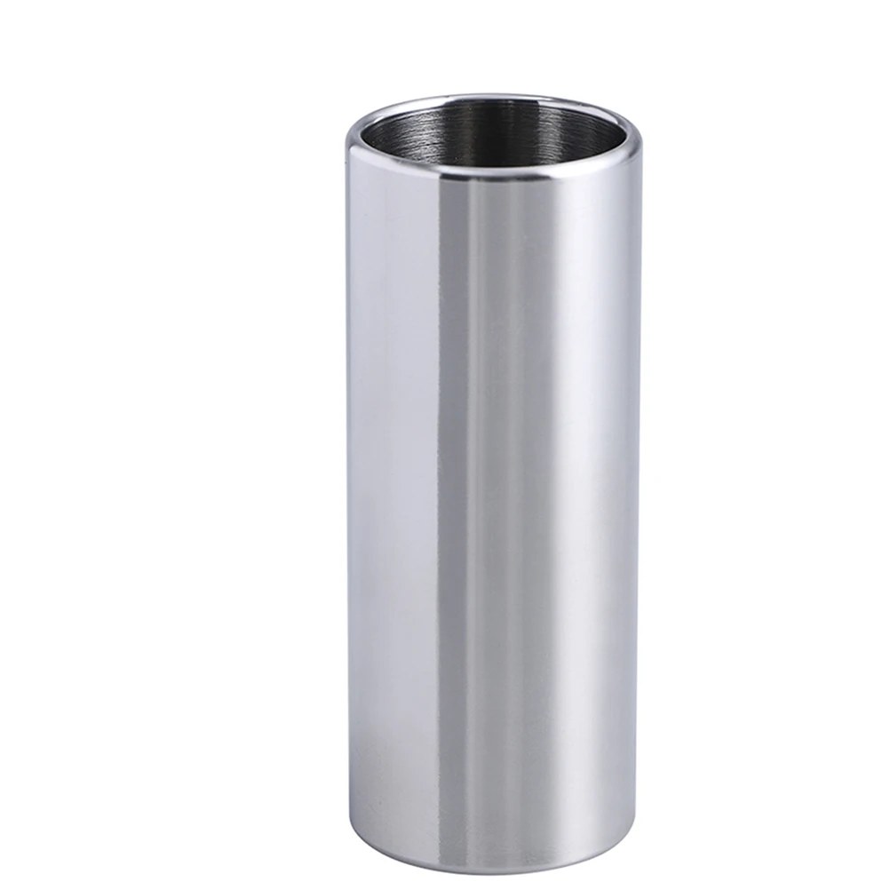 

2 Pcs Guitar Slider Medium Slides for Acoustic Standard Glass Bottleneck Stainless Steel Thumb
