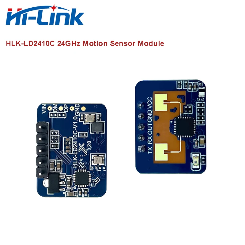 Ücretsiz Gemi Hi-Link Akıllı Ev HLK-LD2410C 24 GHz mmWave İnsan Varlığı ve Hareketli Radar Hareket Sensörü Modülü