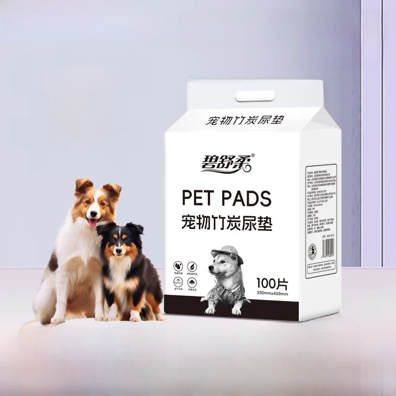 

Thiened Bamboo Charcoal Pet Urinal Pad Disposable Odor Elimir Absorbent Mat Dog Toilet Pad Pet Diaper Dog Training Pads