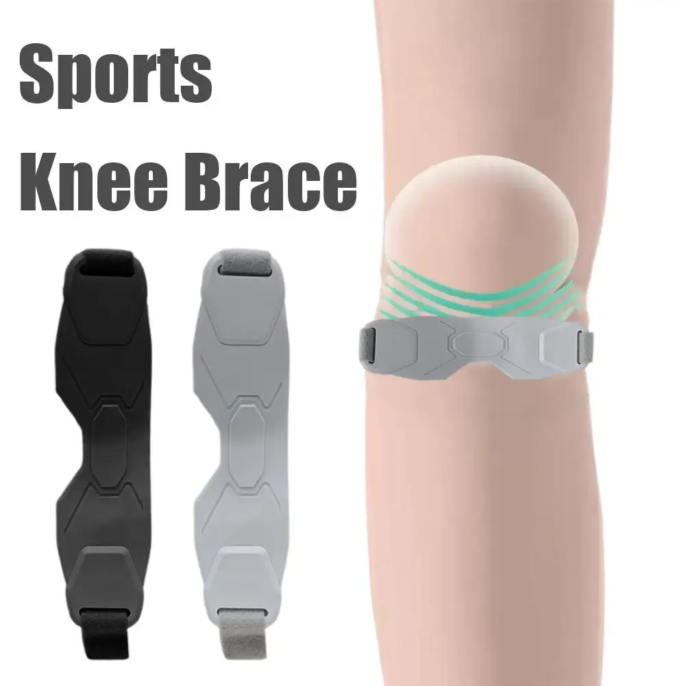 Adjustable Patella Knee Strap Butterfly Silicone Knee Brace Tendon Pain Relief Sports Knee Support Strap for Running Cycling