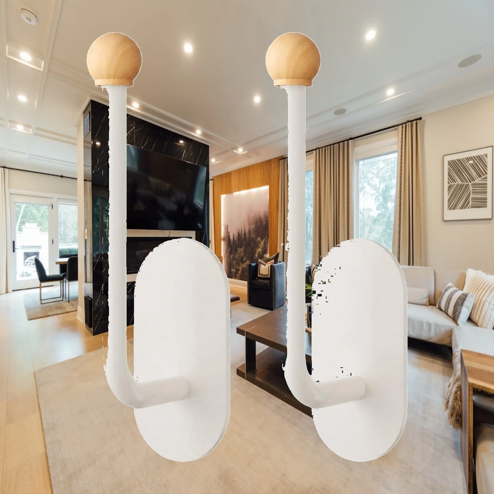 

2Pcs Boxing Glove Wall Hooks to Install Multipurpose Stylish Portable Convenient Storage Rack