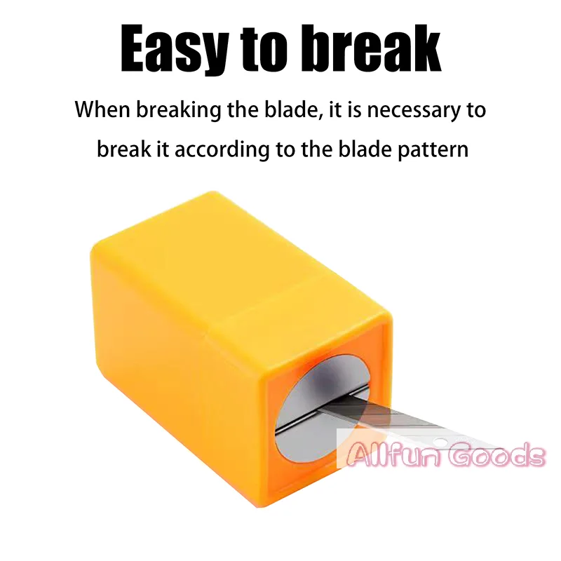 Professional Blade Disposal Container Snap Off Knife Waste Damaged Blade Storage Box Tinting Film Sticker Cutting Tool Can