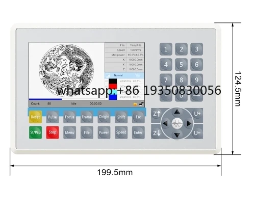 2026-RDC6445G/RDC6445S CO2 Controller System Control Panel for CO2 Engraving Cutting Machine