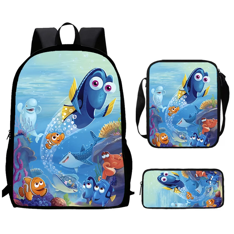 Cartoon Bookbag Nemo Child School Backpack With Shoulder Bags Pencil Bags For Kindergarten,Light Weight Schoolbags For Boy Girl