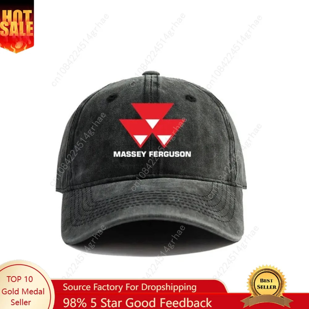 

2025 Massey Ferguson Baseball Caps Distressed Hats Cap Men Women Retro Outdoor Summer Adjustable Hats Fashion