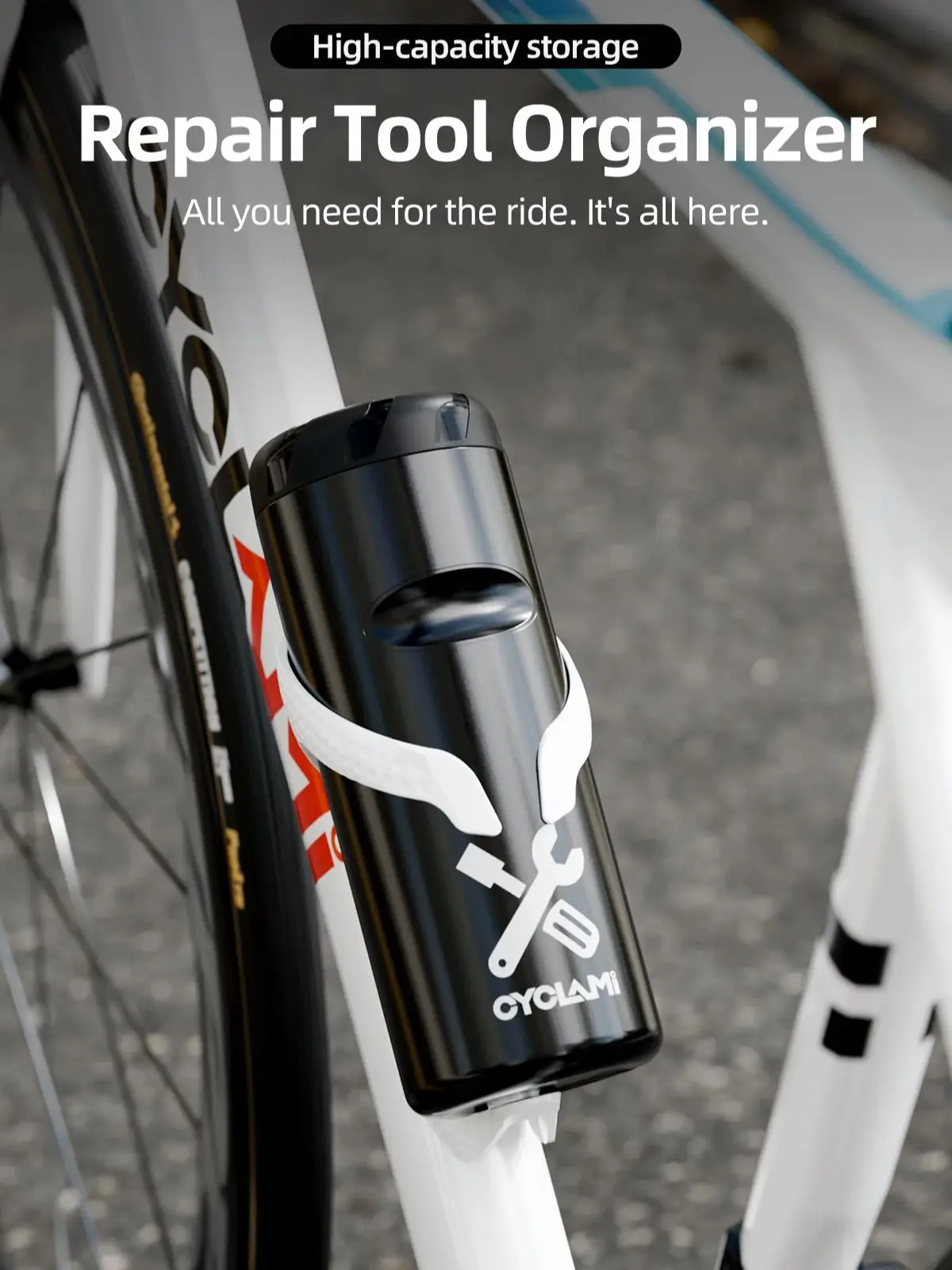 AliExpress CYCLAMI Portable Bicycle Repair Tool Storage Box Waterproof Toolkit For Bottle Cage Mount Cycling Accessories