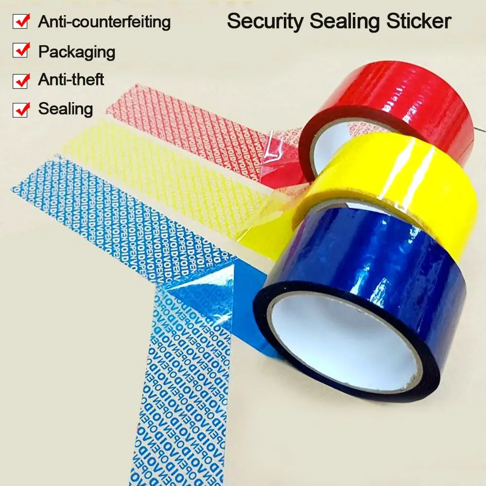High 50M Viscosity Void Security Warranty Tamper Proof Anti-Fake Label Adhesive Tape Security Sealing Sticker