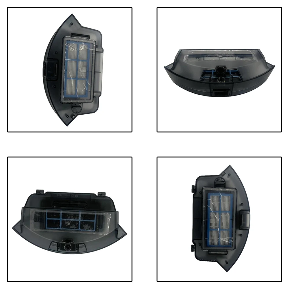 Replacement Dustbin with HEPA Filter Compatible with For Hosome G9070 Robot Vacuum Cleaner ABS Plastic Dust Container