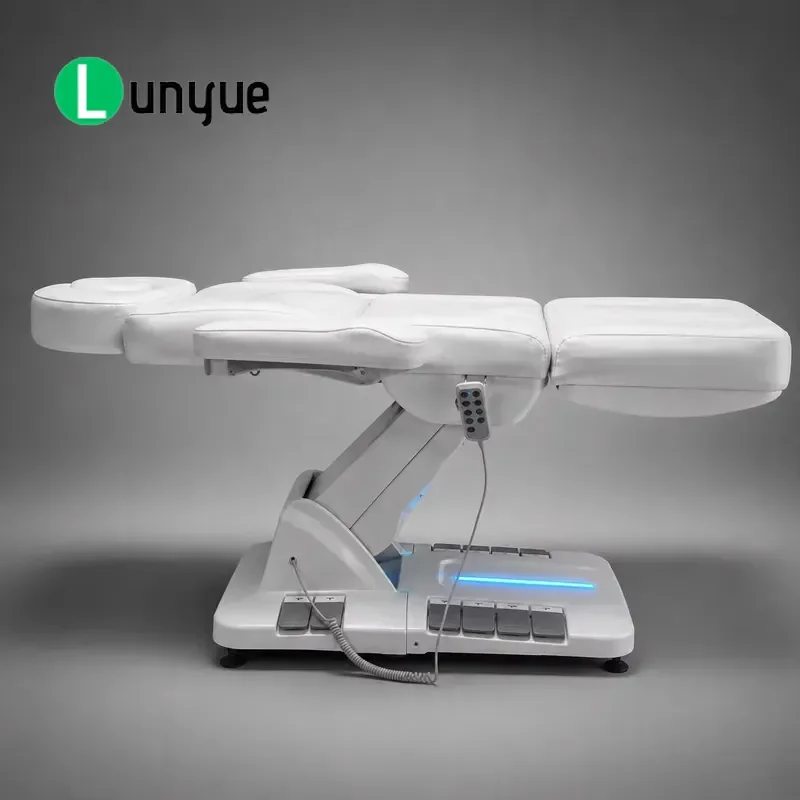 Electric Beauty Bed Adjustable Triple Motor Facial Massage Table for Spa Equipment Heavy Duty Comfortable Professional