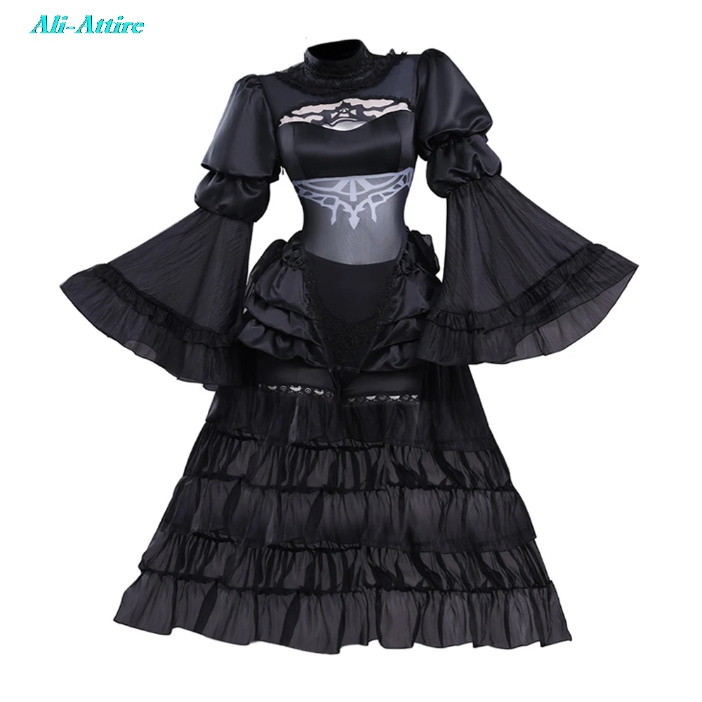 

AnimeGame NieR Reincarnation Cosplay YoRHa 2B Top Skirt Clothes Party Disguise Roleplay Outfits Suit Halloween Costume Carnival