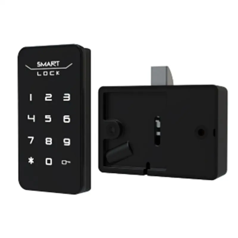 B14C Smart Cabinet Lock Password Drawer Lock Black Combination Security Keyless Cam Lock For School Locker,Gym Locker,Cabinet