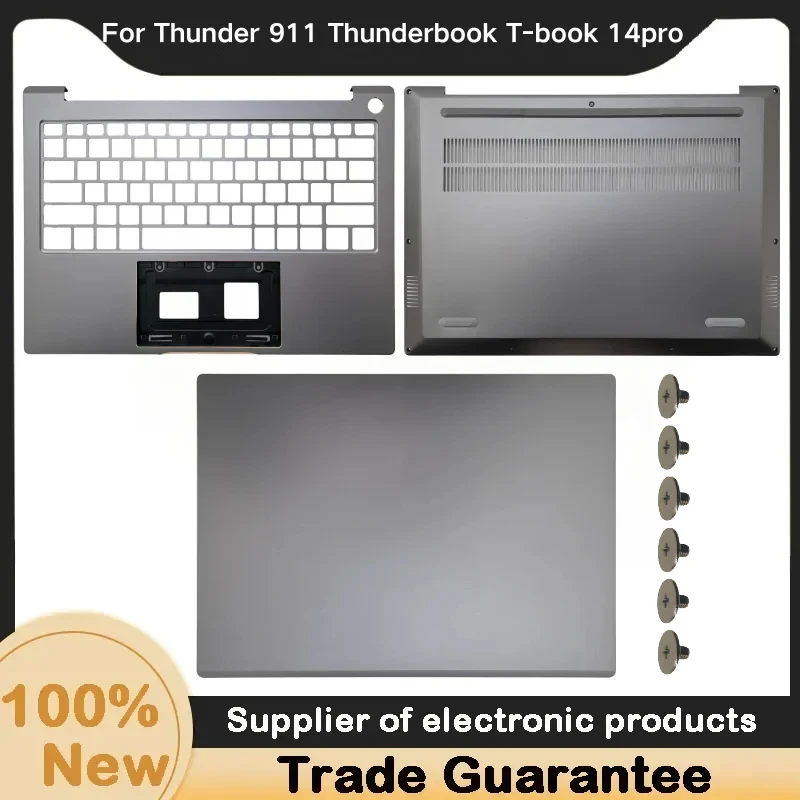 New For Thunder 911 Thunderbook T-book 14pro C case LCD Back cover  Upper cover palmrest Bottom Case Base Cover A C D Shell