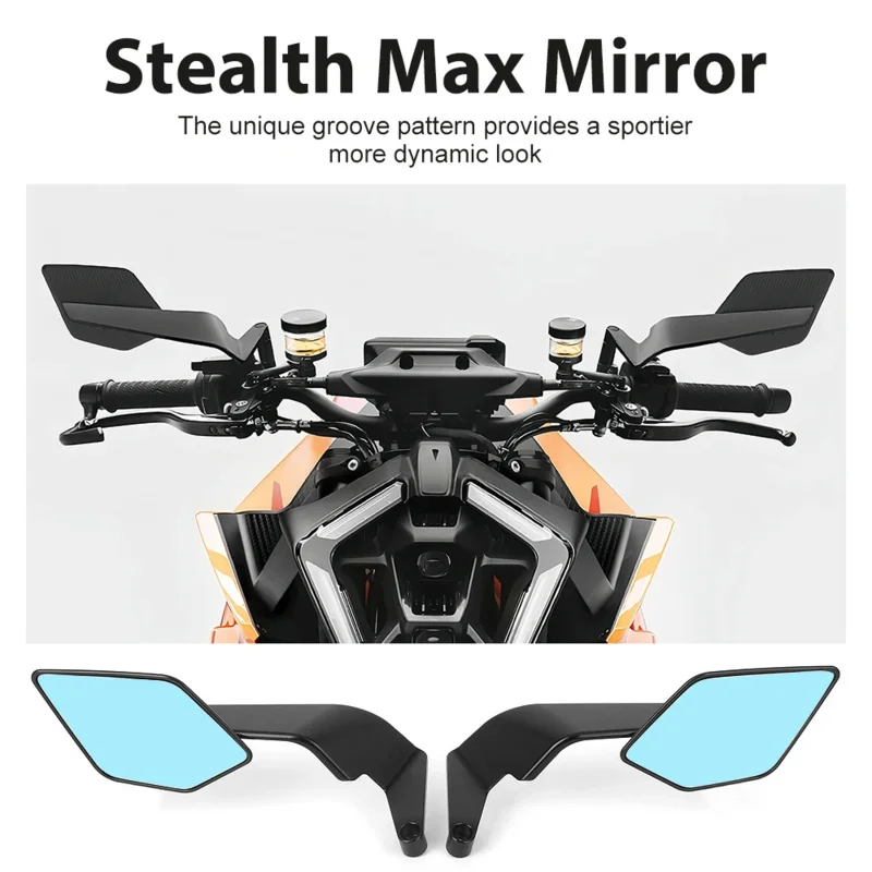 1390 Du/ke R EVO 2024 2025 Rear View Mirror 1290 Du/ke R Motorcycle Rotatable Mirrors Stealth Sports Mirror
