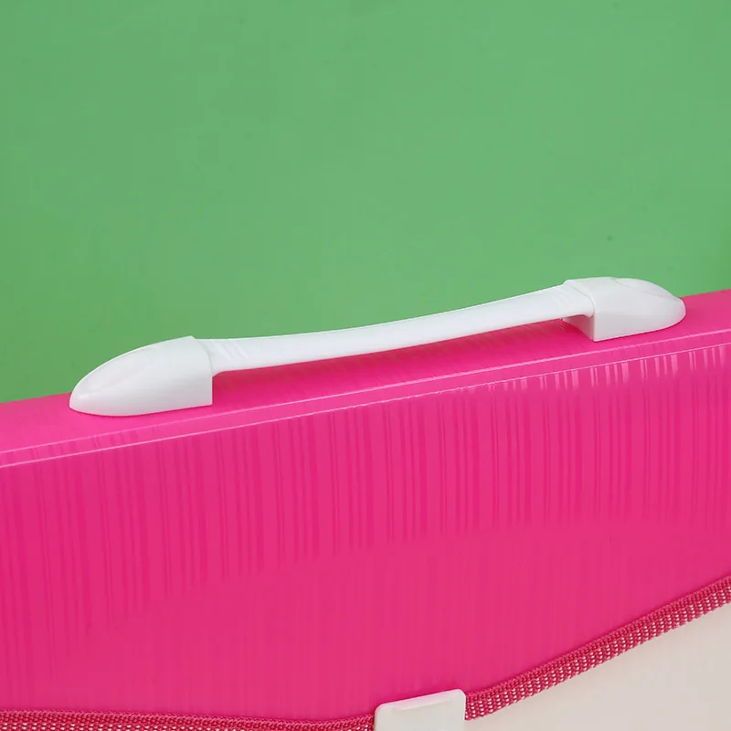 FC 12-Layer File Bag Portable Student Materials Test Papers Large Capacity Office Stationery Supplies Document Organize