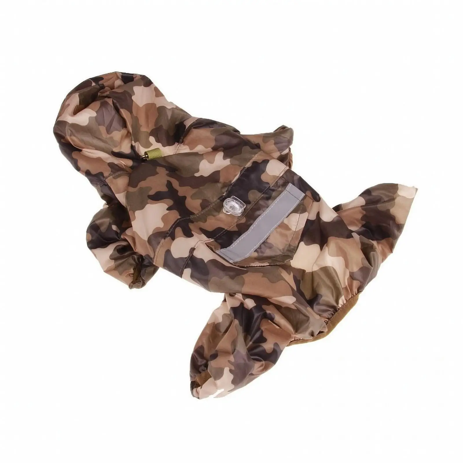 Acrylic Dog Poncho Raincoat with Front Closure and Leash Hole for Comfortable Fit Outdoor Walks in Light Rain Showers