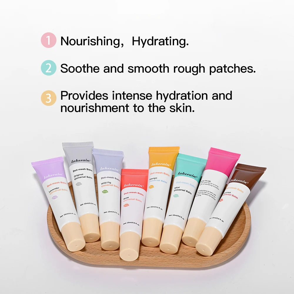 Moisturizing Lip Balm Deep Hydration for Cracked Lips Nourishment Natural Lip Repair Treatment Lip Care Coconut Strawberry