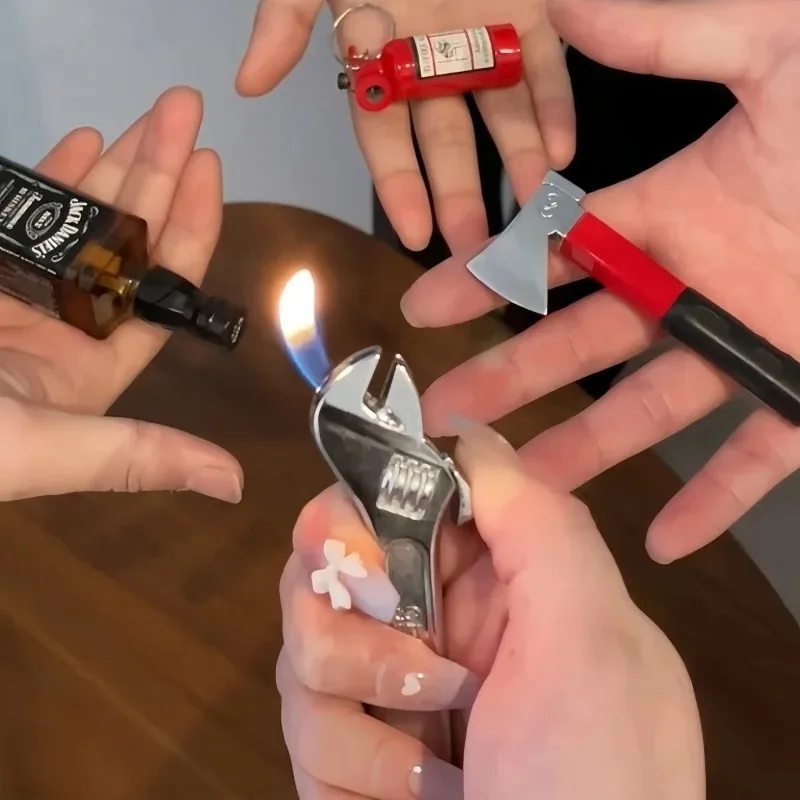 Creative Unique ButaneGas Influencer MiniGadget Lighters WithDesign Festival GiftsSmoking AccessoriesDecorative Ornament