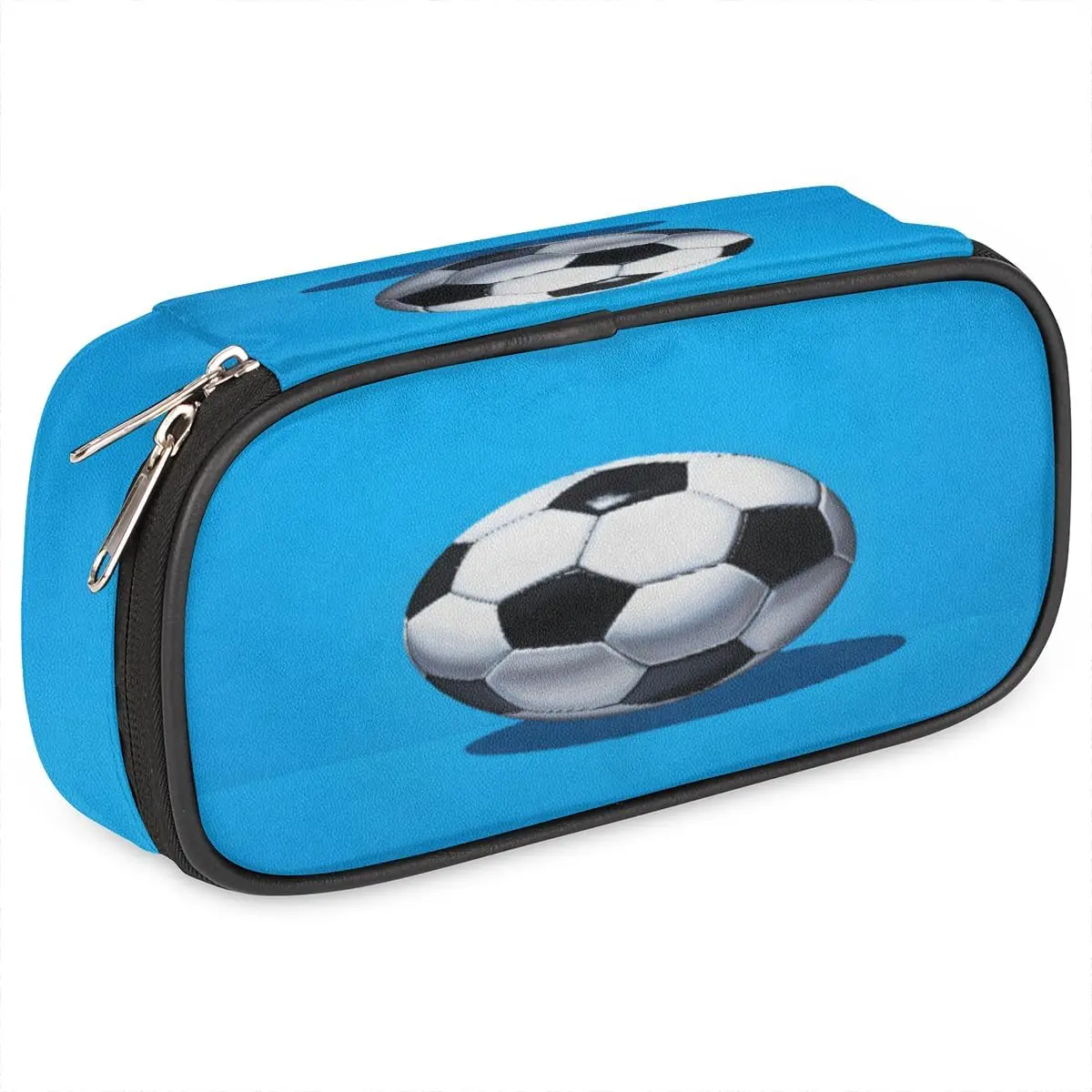 Leather Pencil Case Pen Holder Large Capacity Stationery Organizer Pen Bag with Zipper Pencil Pouch Bag for Adult Teen