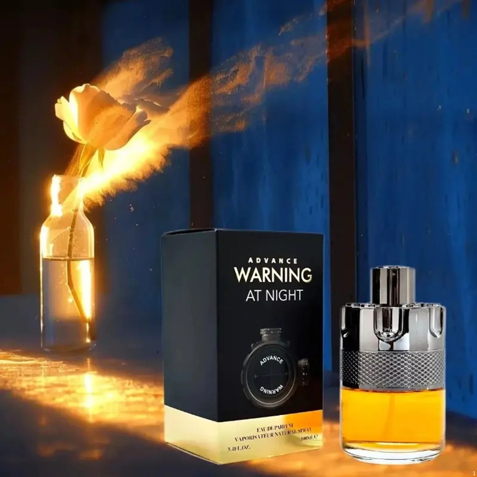 El Perfume Masculino ADVANCE WARNING AT NIGHT De 100 Ml De La Marca LOVALI Tiene Un Tono Amaderado Y Floral. Es Adecuado Tanto Para El Trabajo Diario Como Para Las Citas Nocturnas.