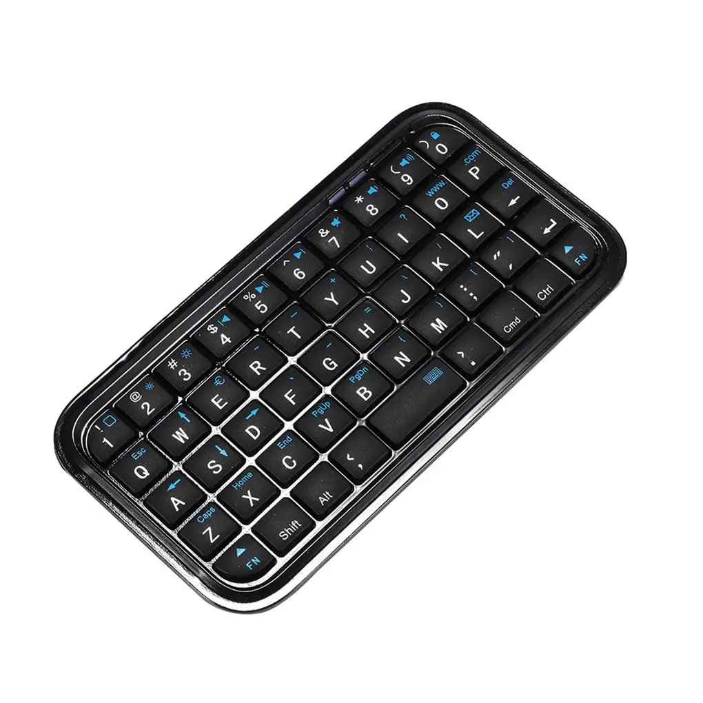 Wireless Keyboard with Button Keys Travel Size ABS Small Receiver Strong Stability Ergonomics Pocket Keypad Home Movie Theater