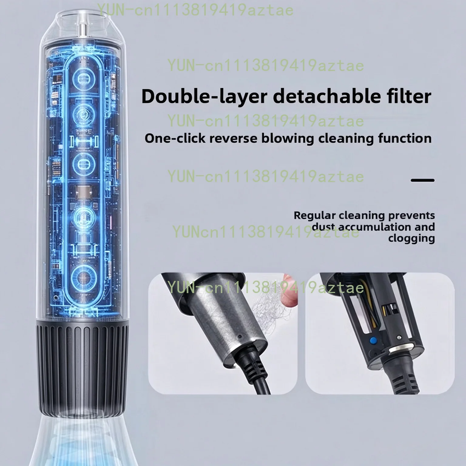 Neck‑Mount Professional Pet Grooming Blower, Low‑Noise Silent Pet Hair Dryer, Suitable for Pet Shop Beautician Grooming Salon