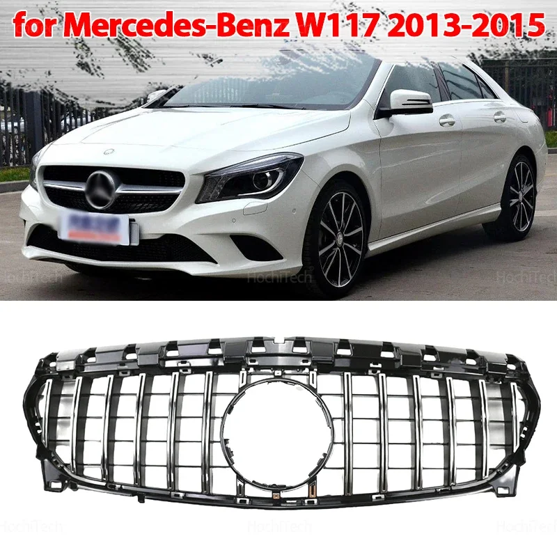 Car Gloss Black Kidney Grill for Mercedes Benz CLA-Class W117 C117 X117 CLA180 CLA200 CLA250 2013 2014 2015 Replacement Part