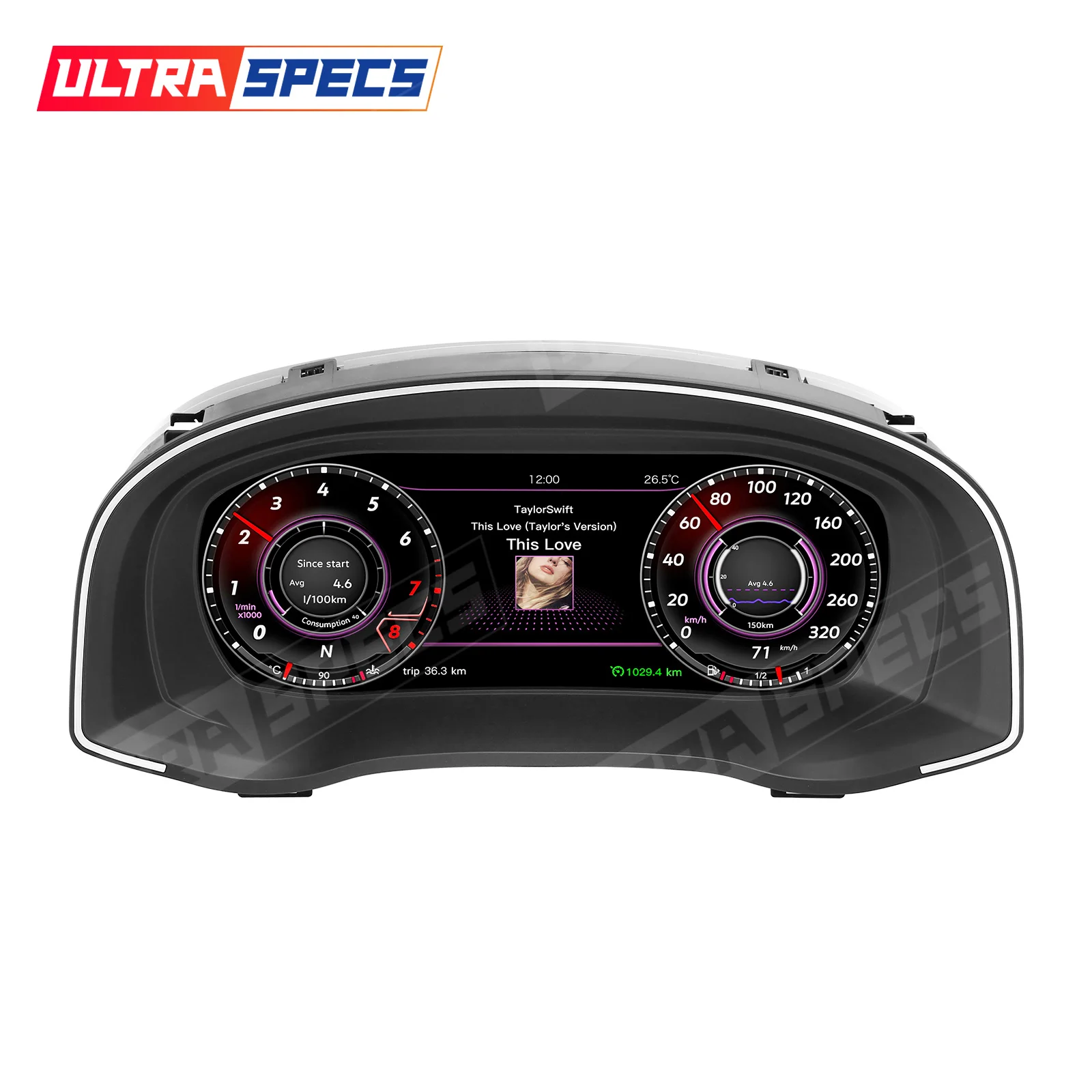 Virtual Cockpit Virtual Instrument Digital Dashboard LCD gauge Cluster Golf 7 MK7 Golf 6 GTI Passat B8 B7 B6 CC Scirocco