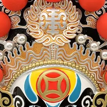 

Sichuan Opera Face Changing Face Mask God of Wealth Chinese Style Featured Wall Decoration Pendant