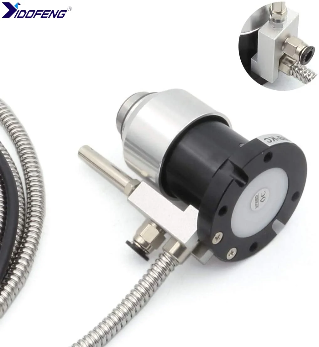 High Precision CNC Tool Setter Probe SK-66B-KC PNP NPN Normally Closed Air Blow For Router Milling Machine