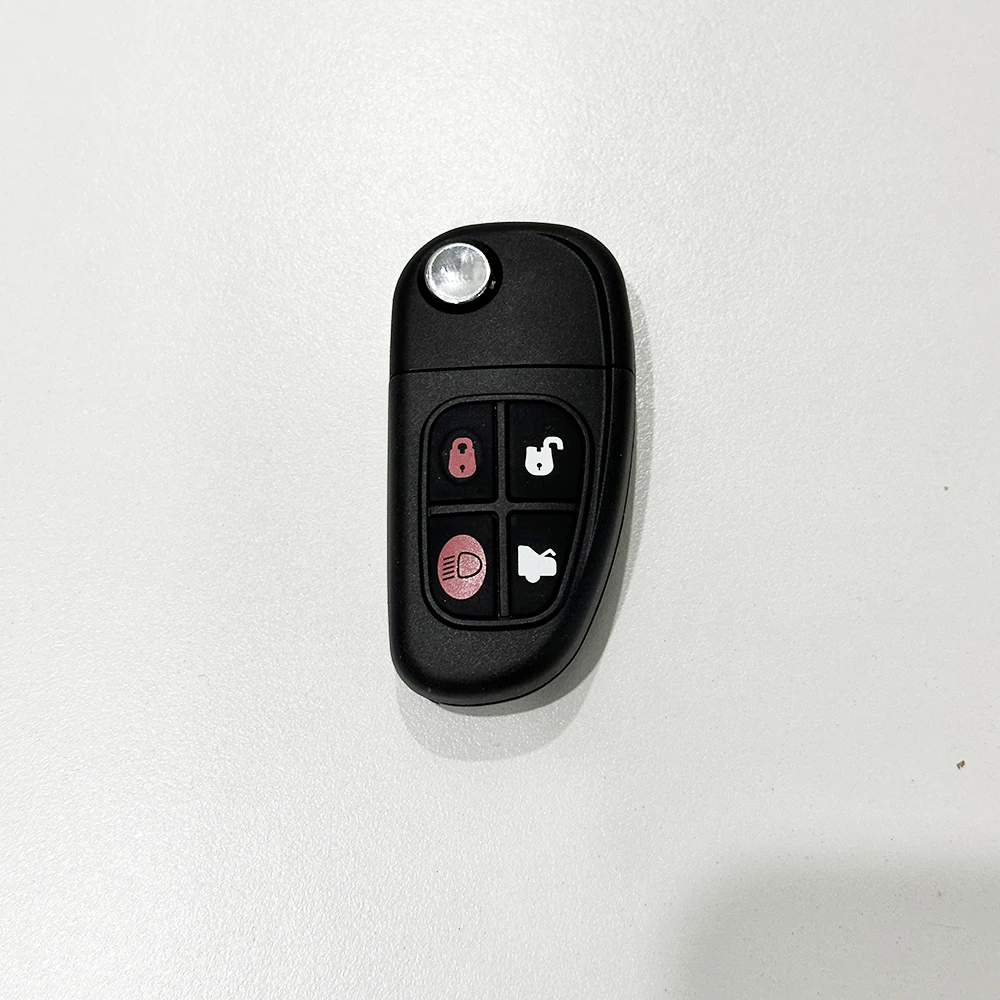 4 Button 434MHz For Jaguar X Type XJ8 S Type 2001-2008 Remote Key Clicker With 4D60 Chip FCC NHVWB1U241