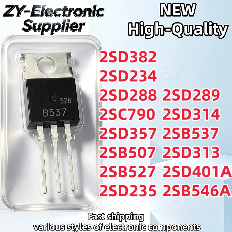 10Uds B507 D288 B527 D357 C790 D382 B546A D401A 2SB507 2SD313 2SB527 2SD357 2SB537 2SD382 2SB546A 2SD401A 2SD235 2SD234 2SD289