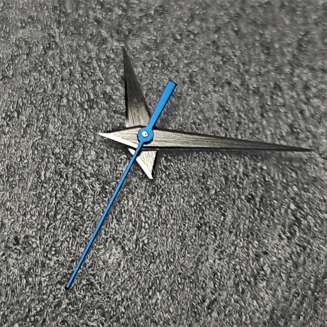 NH35 Lancette dell'orologio avanzate Lancette GS argentate per accessori per la modifica dell'orologio GS con lancette lucide a cinque lati luminose BGW9