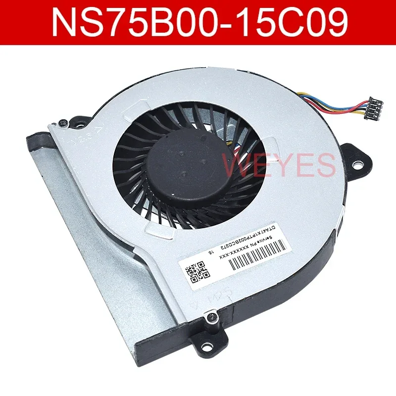 

For HP 15-AK 15-AK030TX 15-AK002tx 15-AK003TX Laptop CPU Cooler Fan NS75B00-15C09 DC5V 0.5A 4-Pin