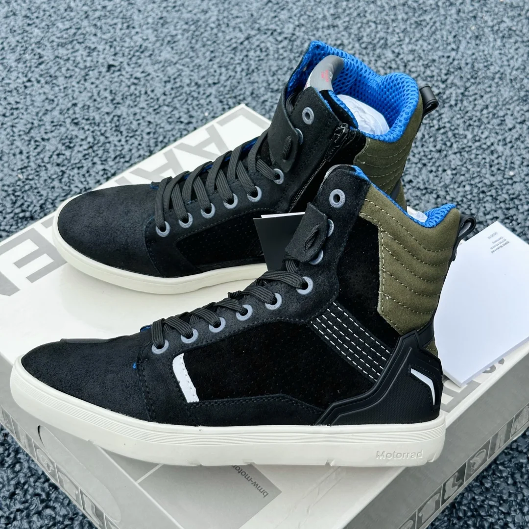 أحذية فاخرة متينة للرجال للدراجات النارية لسيارات BMW Motorrad أحذية رياضية قابلة للتنفس أحذية قصيرة للكاحل أحذية كاجوال مبيعات مباشرة من العلامة التجارية #5