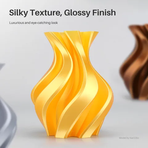ELEGOO Silk PLA нить 1.75 мм двухцветная 1 кг глянцевая  для 3D-принтеров