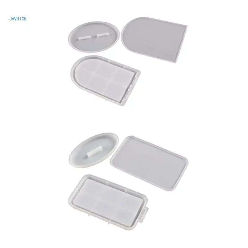 Silicone Picture Frame Moulds Clay Molds Epoxy Resin Mold Photo Frame Mould DIY Hand-Making Accessories for Resin Clay