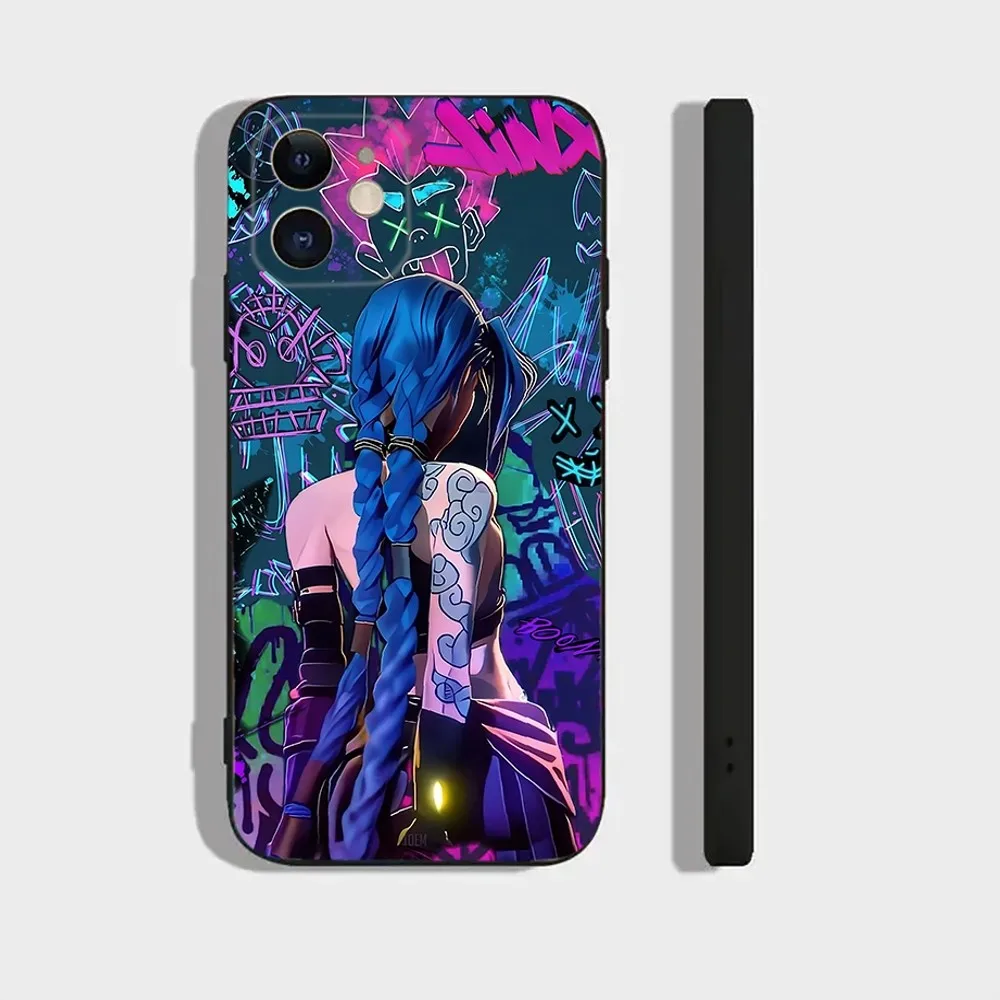 Jinx L-League Of L-Legends Phone Case For Iphone 16 15 11 13 14 Pro Max 7 8 Plus X Xr Xs Max 12mini Cover Case