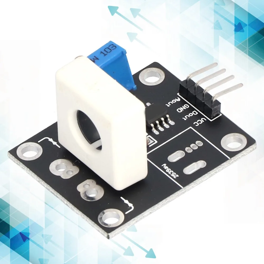 WCS1700 70A Current Detection Sensor Module DC 5V Adjustable Hall Current Sensor Short Circuit Overcurrent Protection