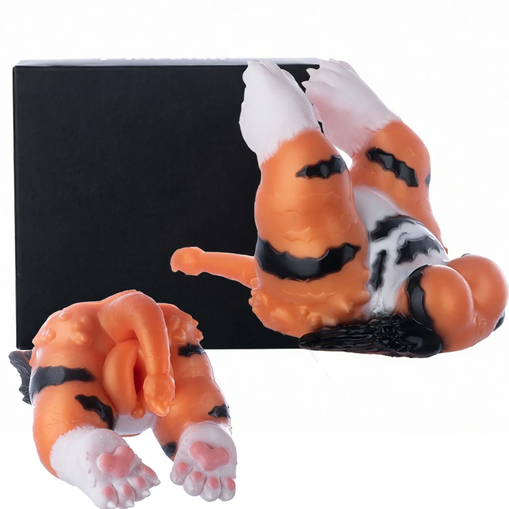 YOCY Fantasy Animal Tiger Male Masturbator Silicone Penis Stroker Massager Lifelike Vagina Pocket Pussy Sex Toys For Adult Men