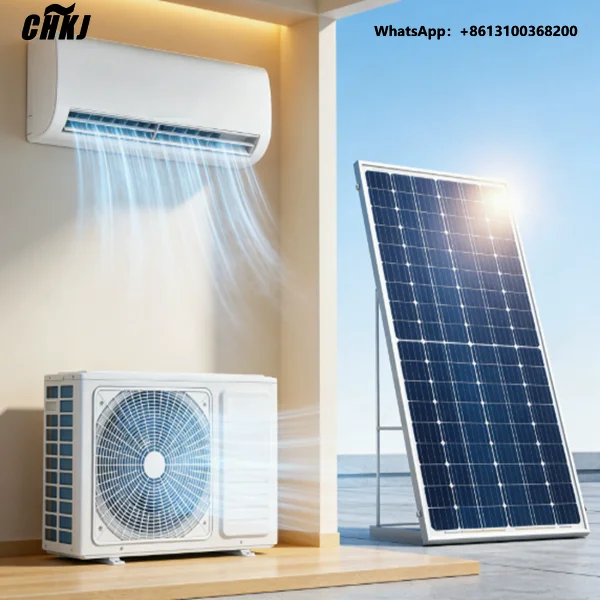 DC Inverter Solar Split Air Conditioner 9000BTU-24000BTU Solar Powered Wall Mounted AC for Homes