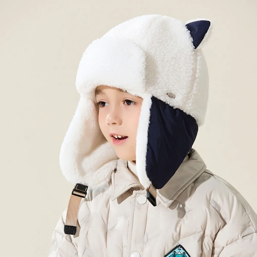 

Новая теплая шапка пилота, ветрозащитная, холодостойкая шапка Lei Feng, защитная шапка для ушей, осень и зима