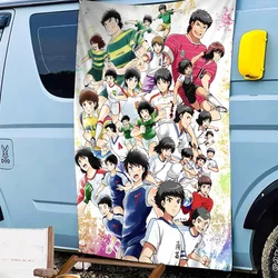 Japanese Anime Eanime Captain Tsubasa Banner INS Style Outdoor Party Decoration Atmosphere Flag