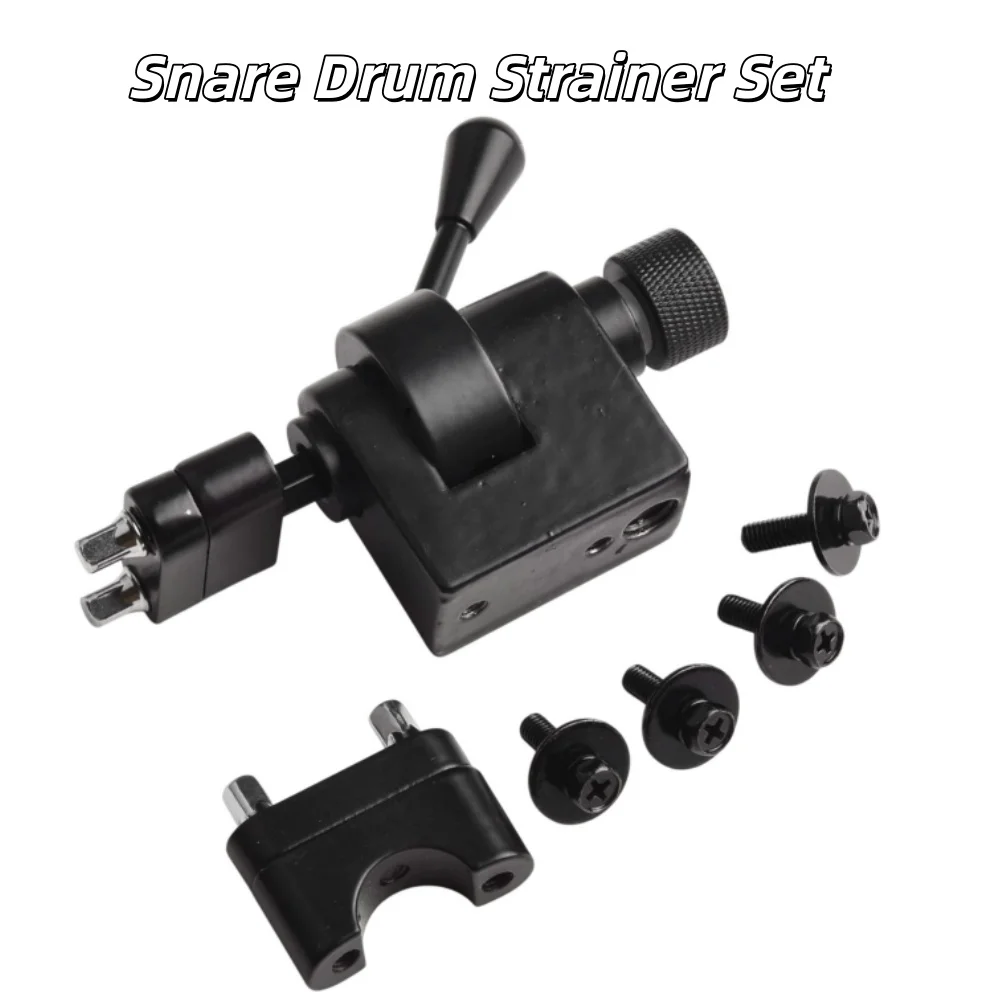 Snare Drum Regulator Strainer Adjustable For Drum Strainer Installation Part Drum Accessories Silver Black Zinc Alloy Material