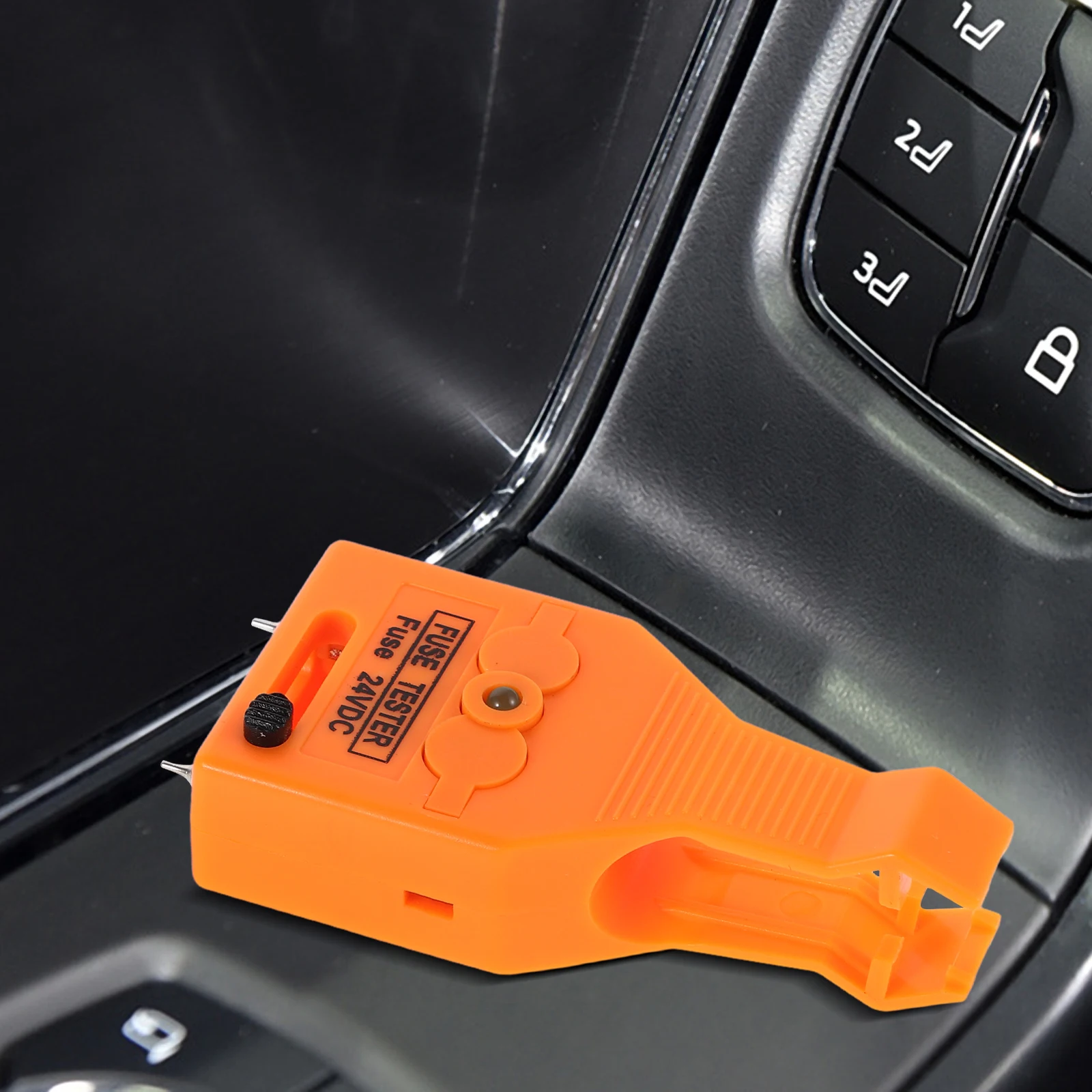 

Fuse Checker Orange Automotive Blade Tester Puller Car Fuse Tester Electronic Part Plastic Indicator Light Vehicle Horn
