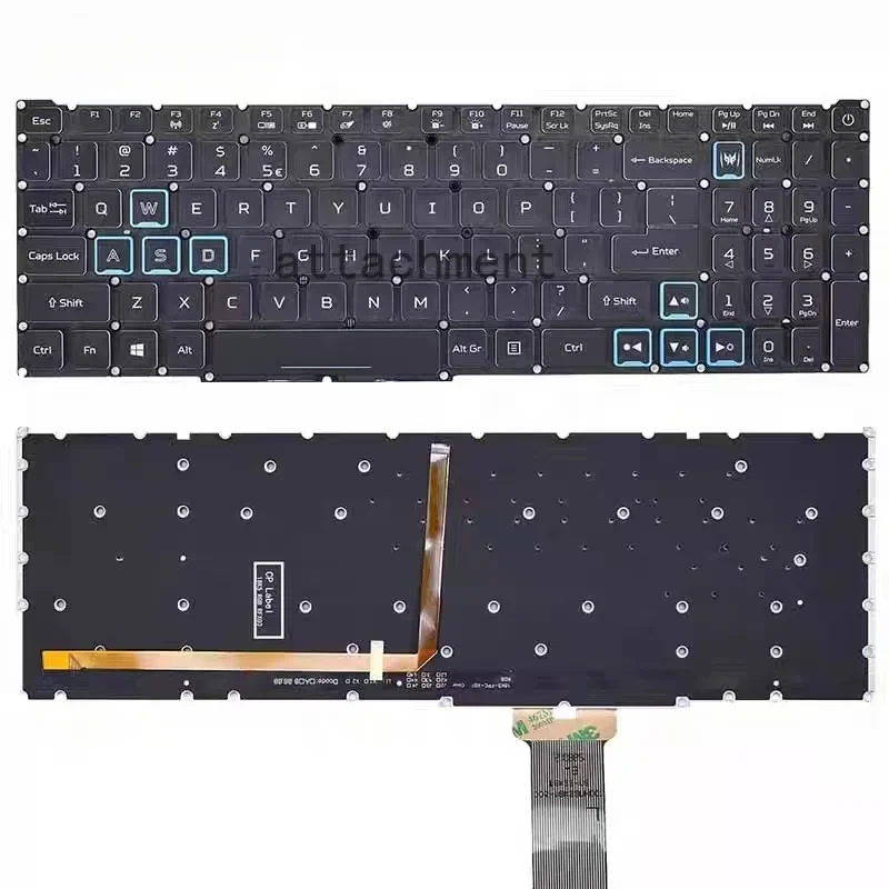 

For Acer Predator Helios 300 PH315-53 PH317-53 AN517-52 AN715-51 Keyboard